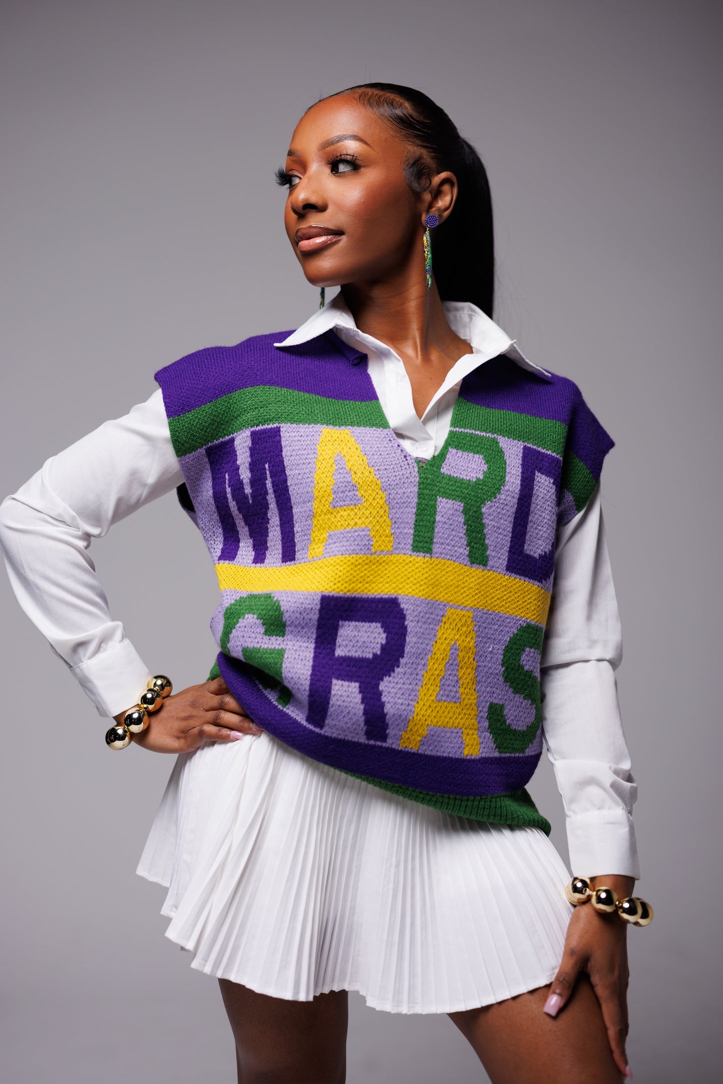 The Mardi Gras Muse Vest