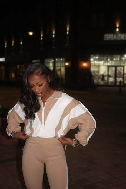 SOFT TAUPE TRACKSUIT