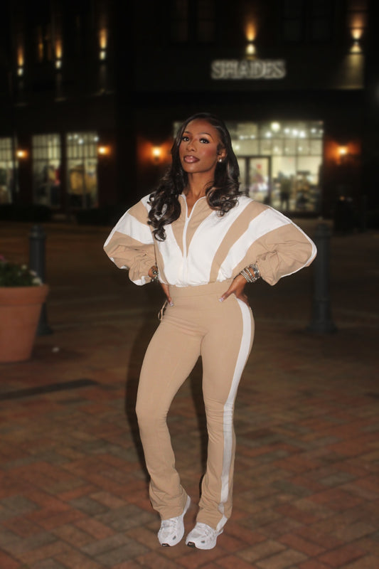 SOFT TAUPE TRACKSUIT