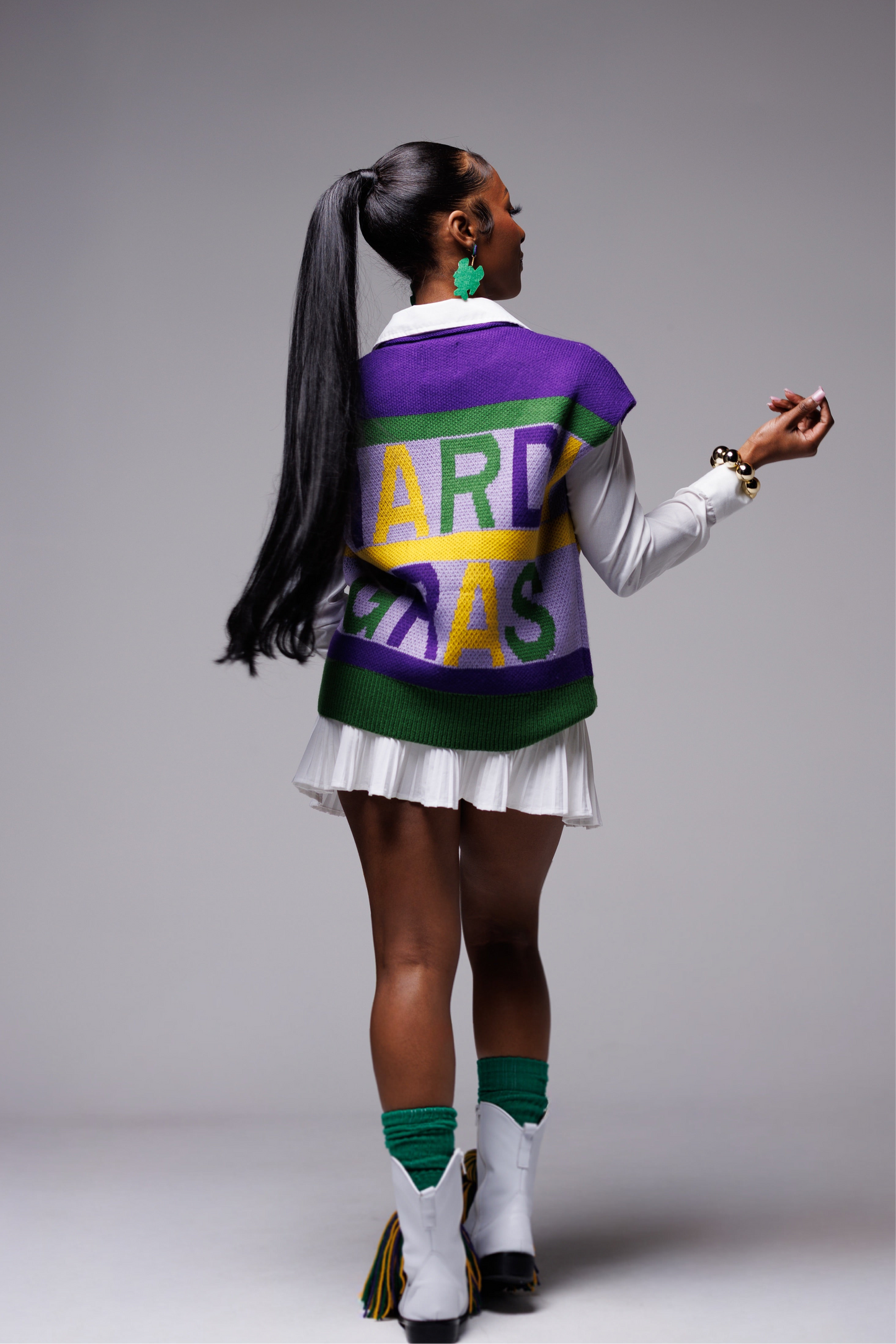 The Mardi Gras Muse Vest