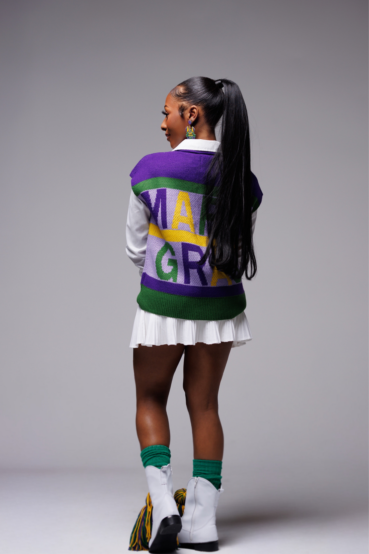 The Mardi Gras Muse Vest