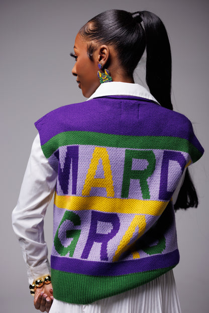 The Mardi Gras Muse Vest